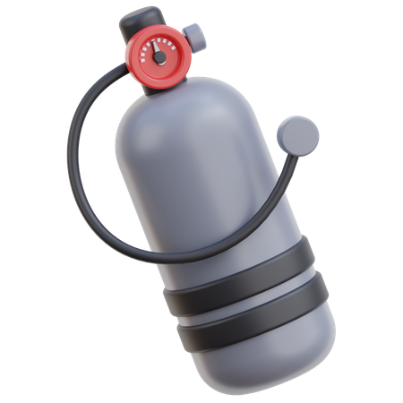 Oxygen Tank  3D Icon