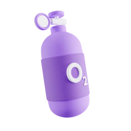 Oxygen Tank  3D Icon