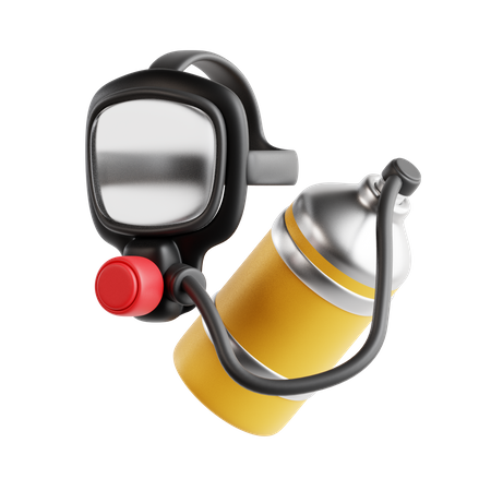 Oxygen Tank  3D Icon