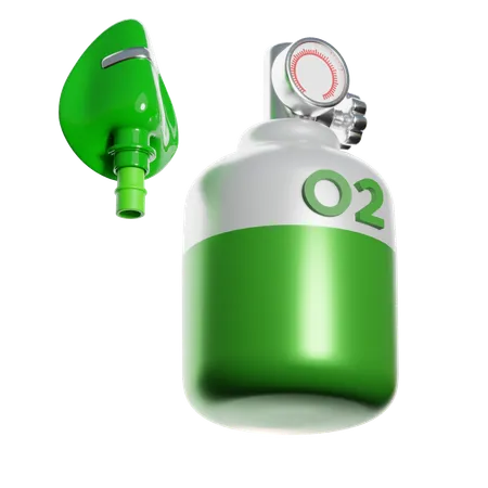 Oxygen tank  3D Icon