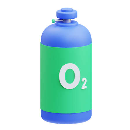 Oxygen Tank  3D Icon
