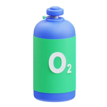 Oxygen Tank  3D Icon