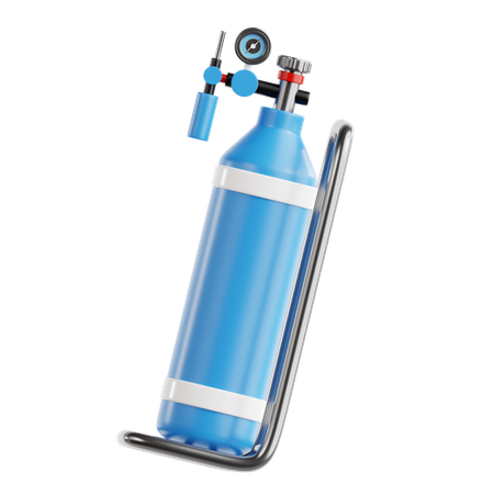 Oxygen tank  3D Icon