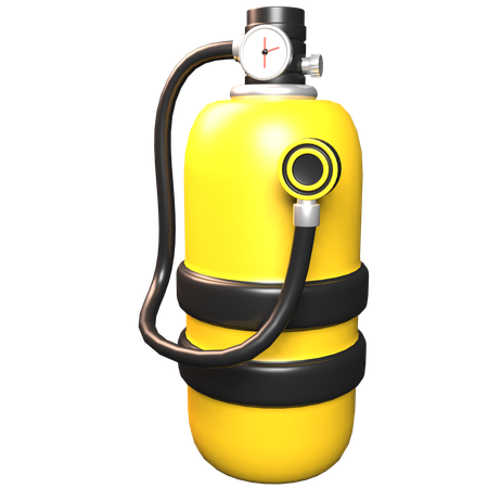 Oxygen Tank  3D Icon