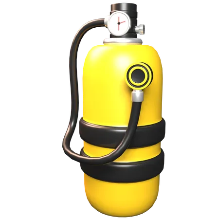 Oxygen Tank  3D Icon