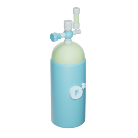 Oxygen Tank  3D Icon