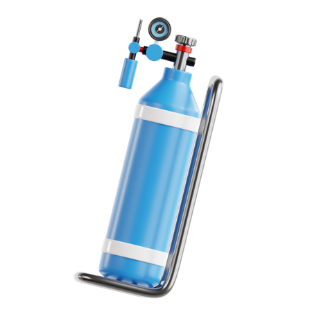 Oxygen tank  3D Icon