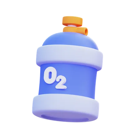 Oxygen Tank  3D Icon