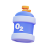 3d oxygen emoji