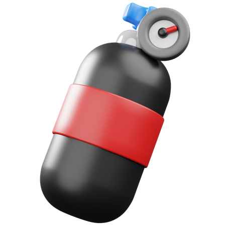 산소 튜브  3D Icon