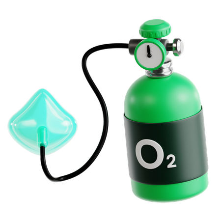 Oxygen Tube  3D Icon