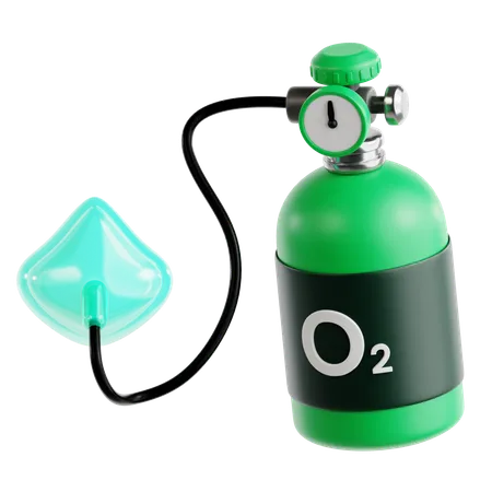 Oxygen Tube  3D Icon