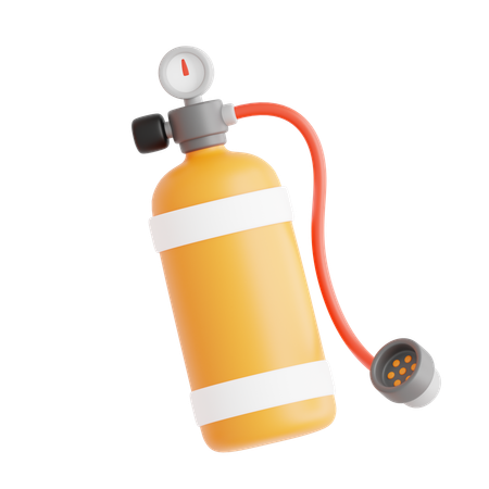 Oxygen Tube  3D Icon