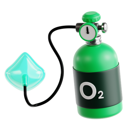 Oxygen Tube  3D Icon