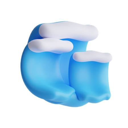 Ozeanwelle  3D Icon