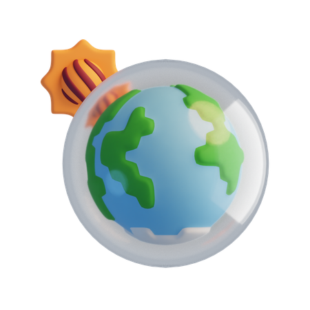Ozônio  3D Icon
