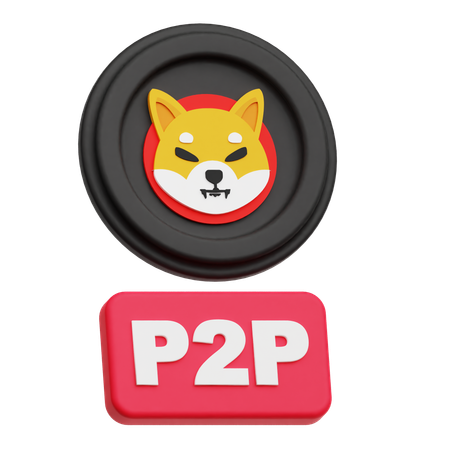 시바 이누 P 2 P  3D Icon