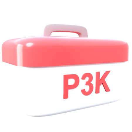 P 3 K Medical Box  3D Illustration