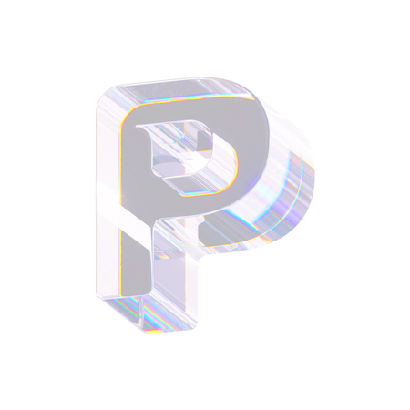 P  3D Icon