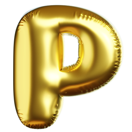 P  3D Icon