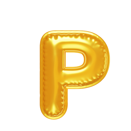 P  3D Icon
