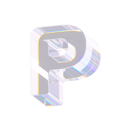 P  3D Icon