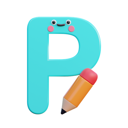 P  3D Icon