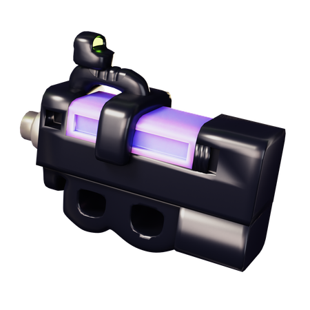 P 50 Gun Weapon  3D Icon