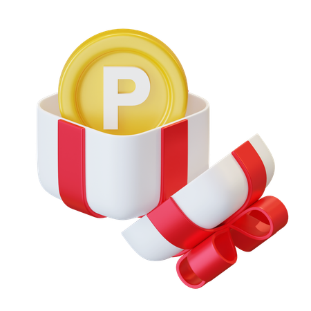 P Coin In Bov  3D Icon
