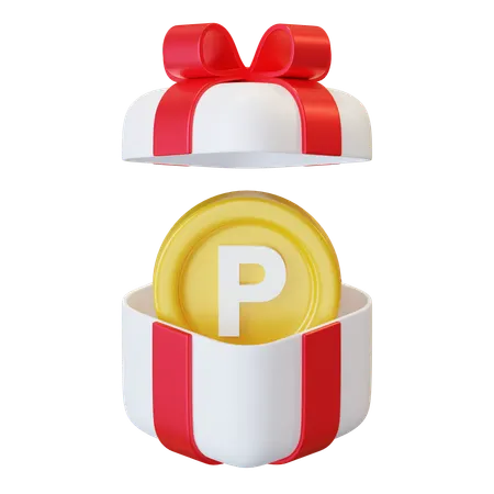 P Coin In Bov  3D Icon