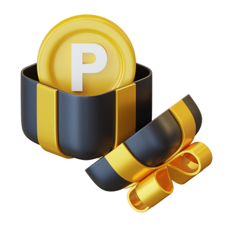 P Coin In Bov  3D Icon