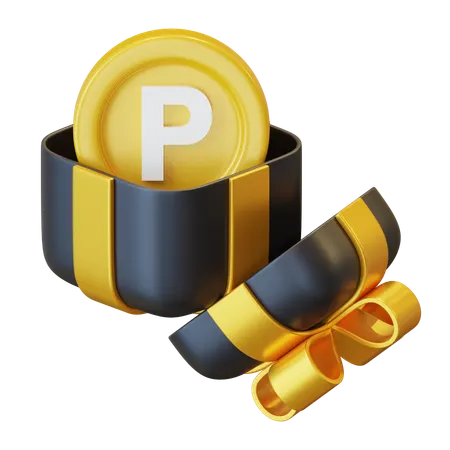 P Coin In Bov  3D Icon