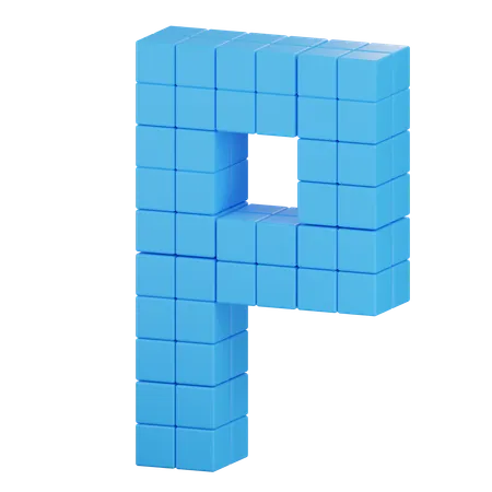 P Latter  3D Icon