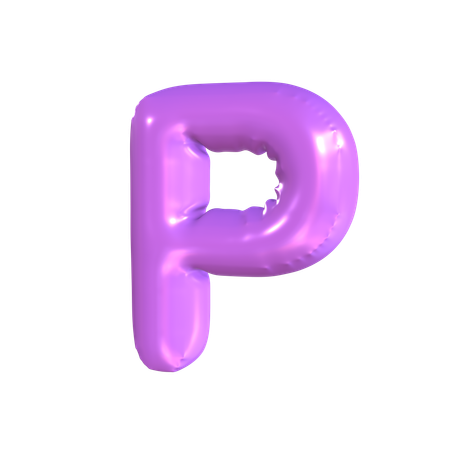 P Latter  3D Icon