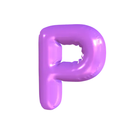 P Latter  3D Icon