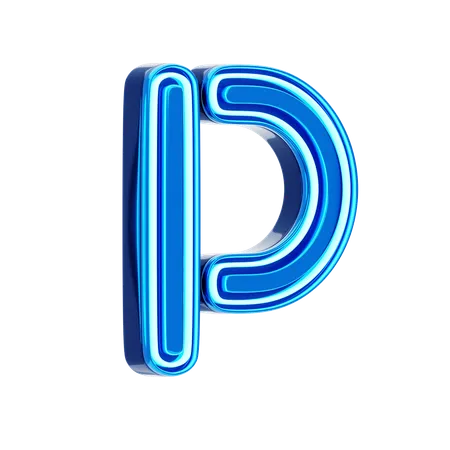 P 편지  3D Icon