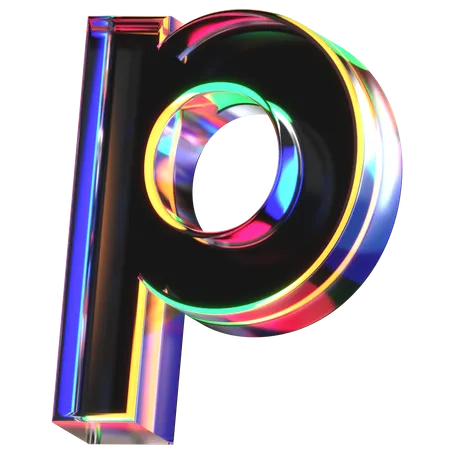 P Letter  3D Icon