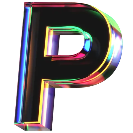 P Letter  3D Icon