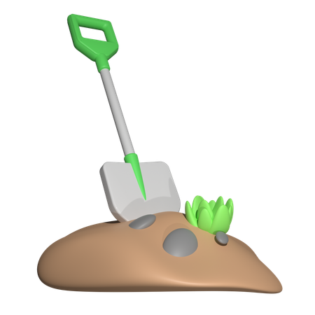 Pá  3D Icon
