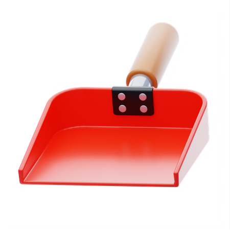 Pá de lixo  3D Icon
