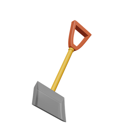 Pá de solo  3D Icon