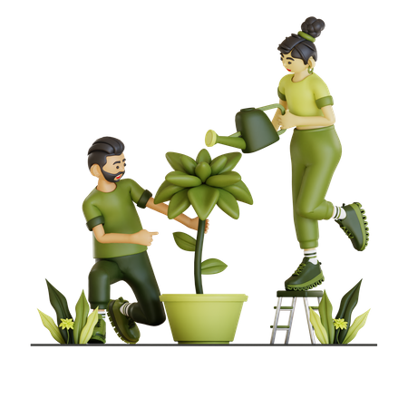 Paar Hobelwerk  3D Icon