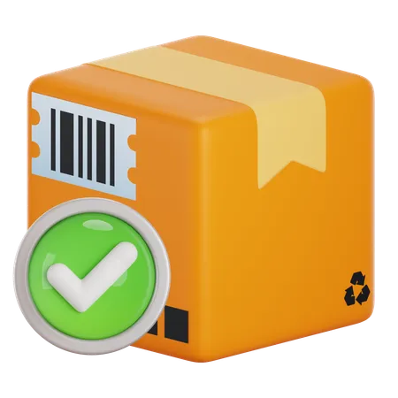 Pacchetto verificato  3D Icon