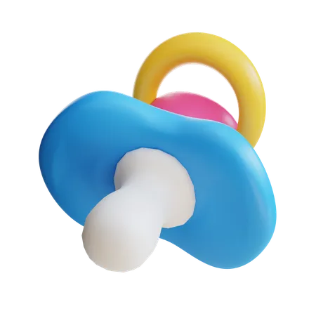 3 D Pacifier Icon 3D Icon