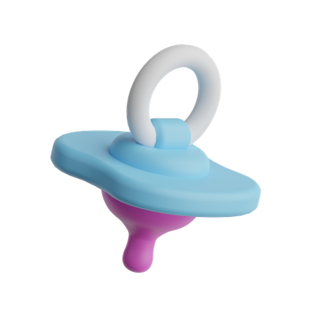 고무 젖꼭지  3D Icon