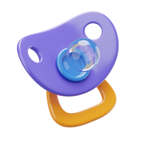 고무 젖꼭지  3D Icon