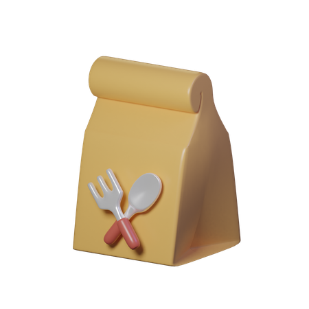 Paquet de nourriture  3D Icon