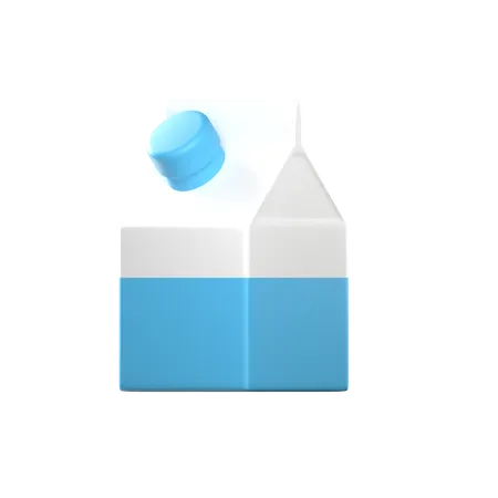 Paquet de lait  3D Icon