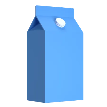 Paquet de lait  3D Illustration