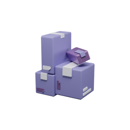 패키지  3D Icon